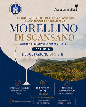 A Perugia / Morellino di Scansano, quando il sangiovese guarda il mare