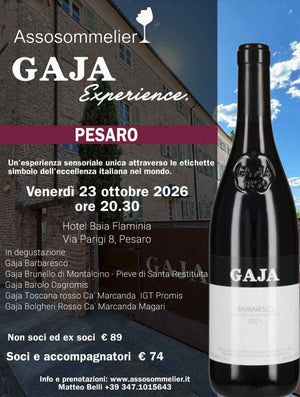 A Pesaro / Gaja Experience